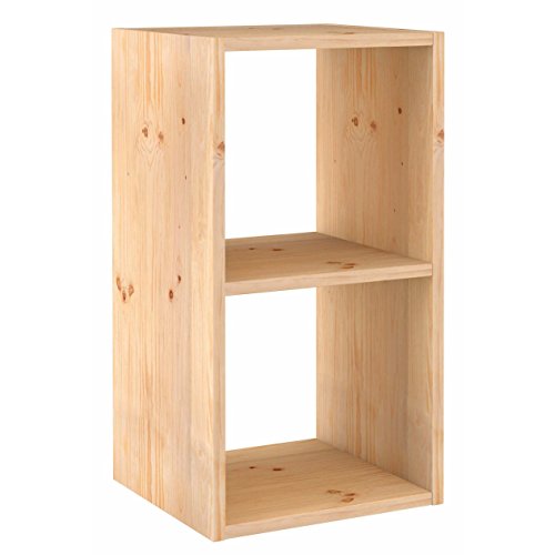 Cube 2 Cases Dinamic Astigarraga Kit Line Pin Massif Meuble De Salon Style Campagne 71x33x36 Cm