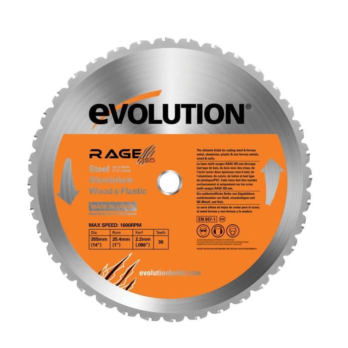 Lame coupe multiusage EVOLUTION Lamrage2 multi-usages