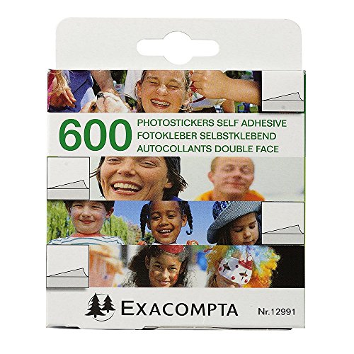 Exacompta   Exacompta Autocollants Pour Photos, Blanc, Double-face Noirpapeterie - Fournitures Exacompta Autocollants Pour Photos,