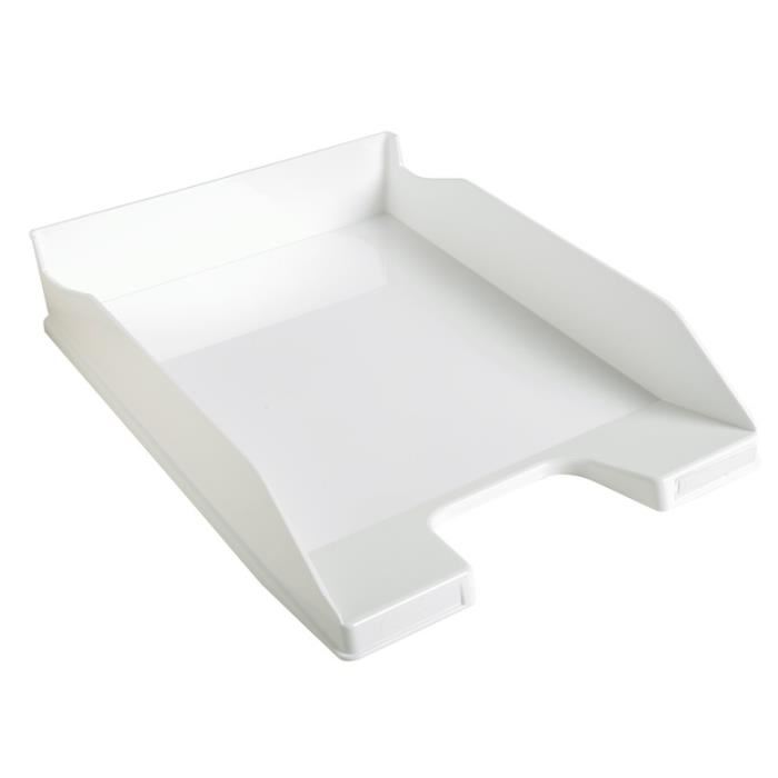 Corbeille-a-courrier COMBO 2 Classic - Blanc Glossy - Exacompta