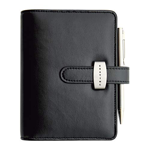 Semanier - Exacompta - Exatime 14 Dual - Noir - 10x14 Cm - Rigide - Spirales
