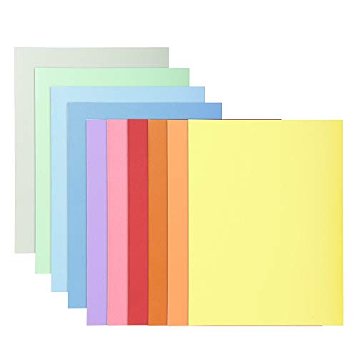 Exacompta Super 250 Chemise A4 Pour 200 Feuilles Jaune Rouge Vert Orange Rose Bleu Clair Vert Pale Bleu Fonce Creme