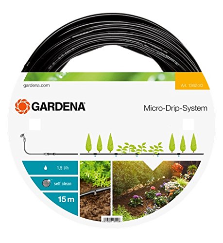 Gardena Tuyau D'irrigation A Goutteurs Integres 15 M - 4.6 Mm