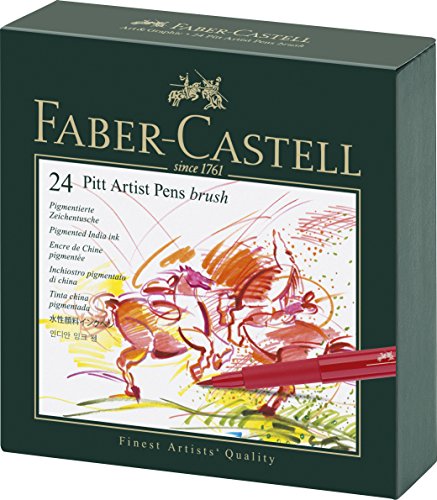 faber castell Studio box 24 feutres PITT artist pen