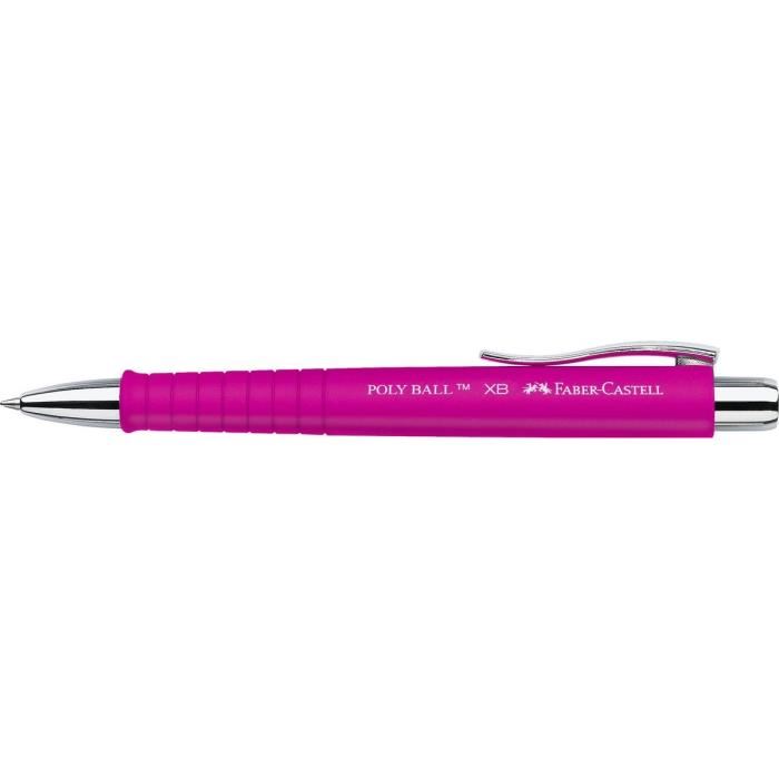 FABER CASTELL Stylo bille Poly Ball XB Rose
