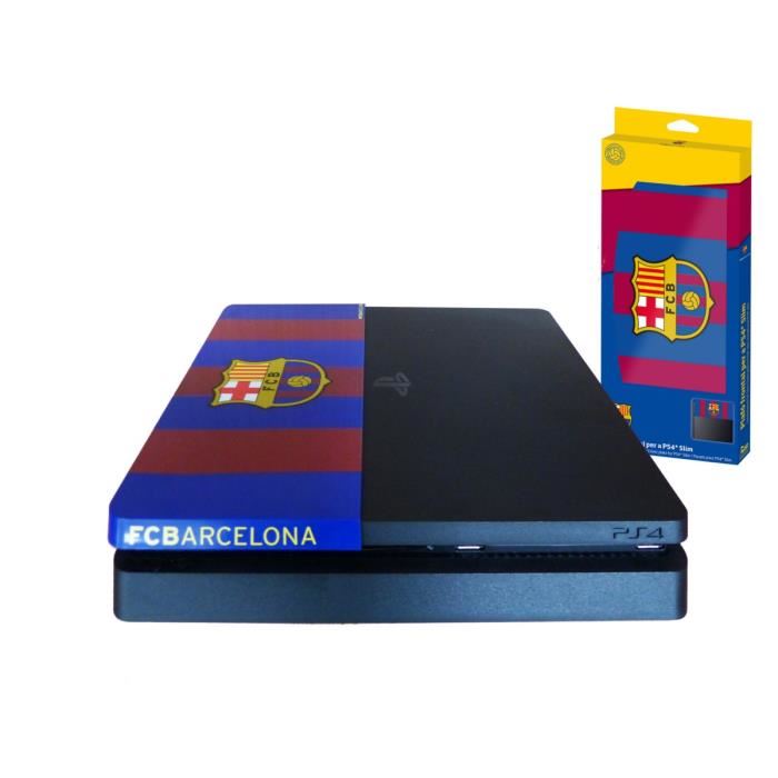 Facade de personalisation FC Barcelone pour PS4 Slim