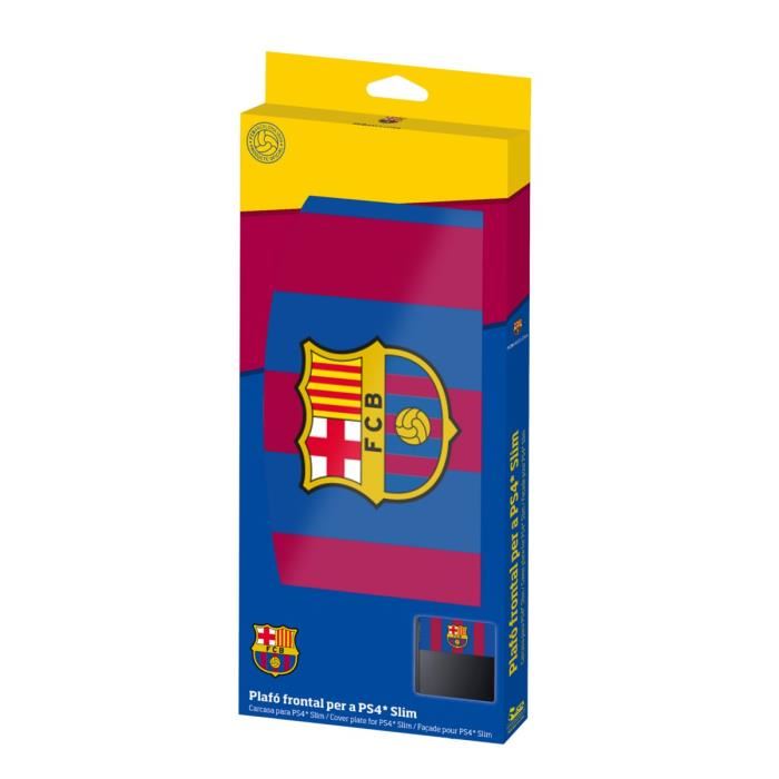 Fcb Fc Barcelone Facade Coque De Personnalisation Pour Ps4 Slim Faceplate De Customisation Pour Playstation 4 Slim