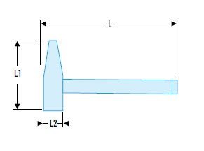 Facom Profiber 205c.30 Marteau De Serrurier 380 G 300 Mm 1 Pc(s)