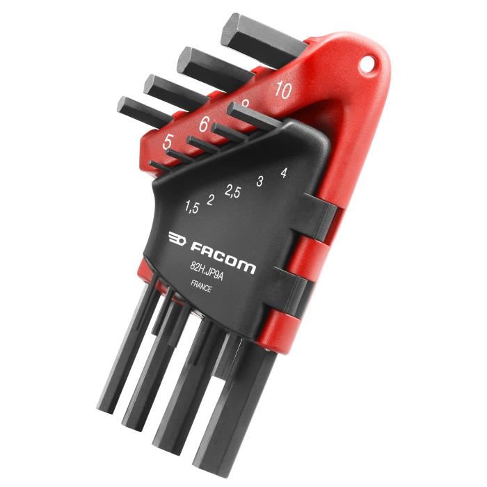 Boite A Outils - Facom - Bp.c19ncm1pb + 16 Outils (livre Avec 5 Tvis Protwist + 9 Cles Males + 1 Pince Multiprise + 1 Mesure