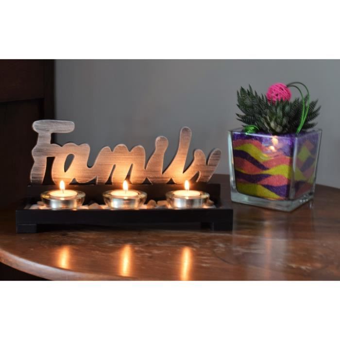 FAMILY Coffret bougeoir 29x105x145 cm gris