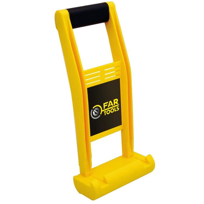 Poignee De Transport Pour Plaque De Platre Fartools 30 Kg Jaune Adulte