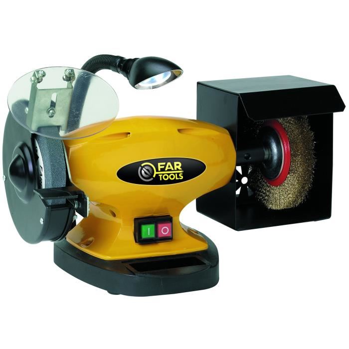 Touret A Meuler Electrique Fartools Pro Bgb 150b 450 W D 150 Mm Et 200 Mm Special Decapage
