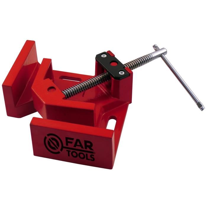 Fartools Pro Etau Dangle En Acier Avec Manivelle Rouge 150515