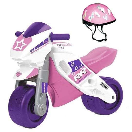 Porteur Motofeber 2 Racing - Feber - Rose - Plastique - 2 Roues - A Partir De 3 Ans