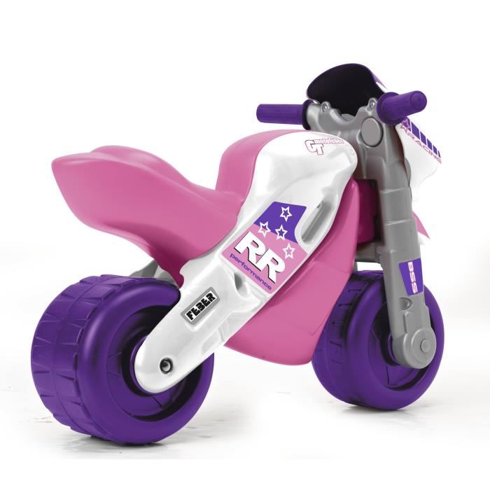 Porteur Motofeber 2 Racing - Feber - Rose - Plastique - 2 Roues - A Partir De 3 Ans