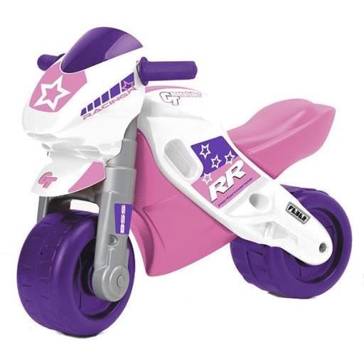 Porteur Motofeber 2 Racing - Feber - Rose - Plastique - 2 Roues - A Partir De 3 Ans