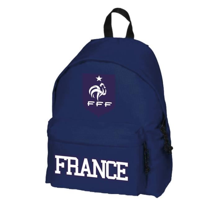 Sac A Dos Bleu Federation Francaise De Football Fff Poche Frontale Dimension 39 X 30 X 22 Cm