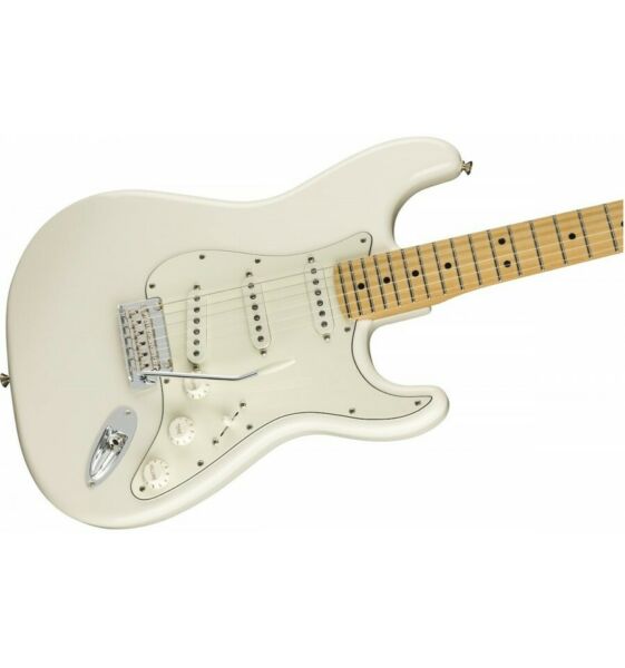 Fender Player Stratocaster Manche Erable Polar White Guitare Electrique