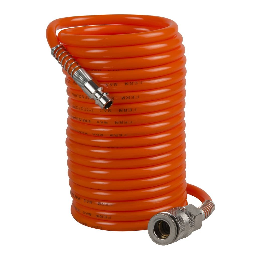 Ferm Ata1026 Tuyau Spiral + Raccord 5m