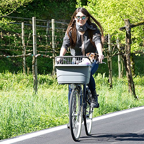 Panier De Transport Pour Velo - Atlas Bike - Rapid - Plastique Leger Et Durable - Dispositifs De Securite