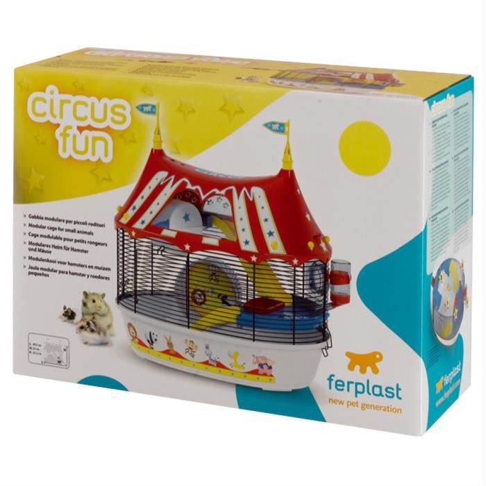 Ferplast Cage Pour Hamster Circus Fun 495x34x425 Cm Rouge 
