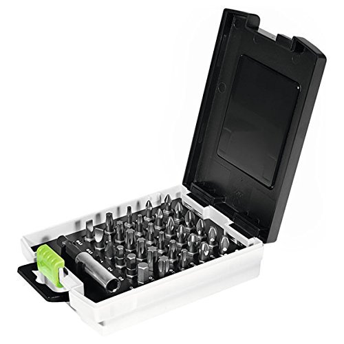 Coffret A Embouts - Festool - Bit/bh-sort/31x - 31 Embouts - Support Magnetique 1/4 - Sys-case Pratique