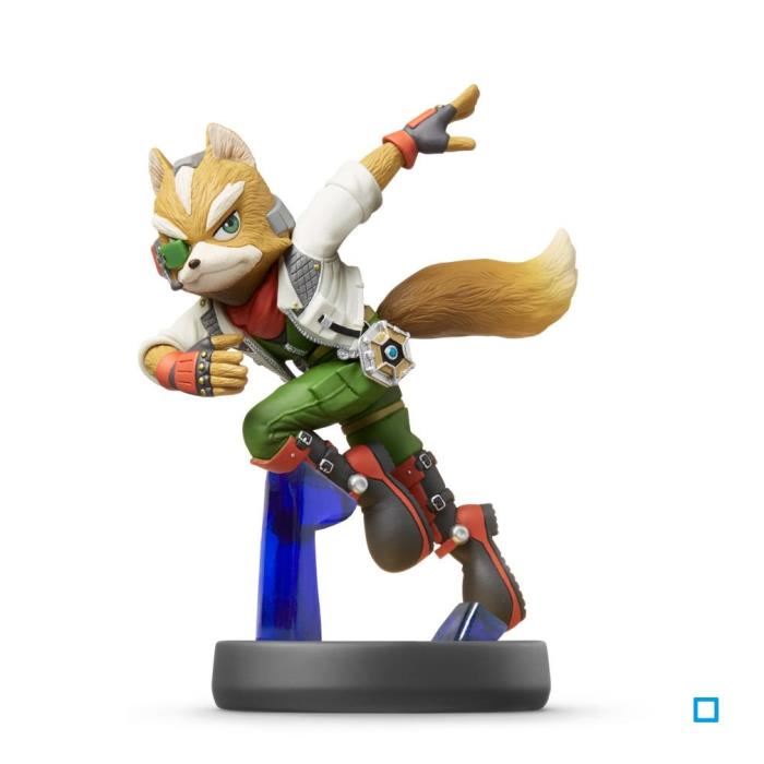 Figurine Amiibo - Fox NÂ°06 A¢ Collection Super Smash Bros.