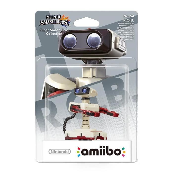 Figurine Amiibo Rob Couleurs Famicom Na°54 A¢ Collection Super Smash Bros
