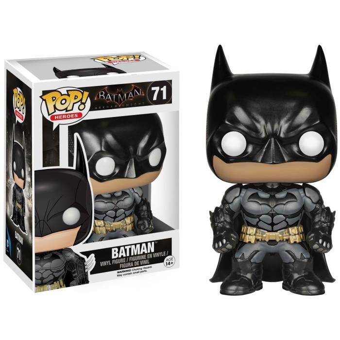 Figurine Funko Pop! Dc Comics - Batman Arkham Knight: Batman - 10 Cm - Sous Licence Officielle