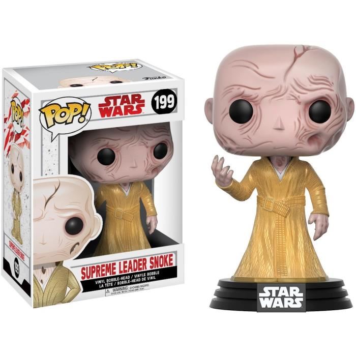 Figurine Pop! Star Wars Ep.8 The Last Jedi - Funko - Supreme Leader Snoke - Jaune - Sous Licence Officielle