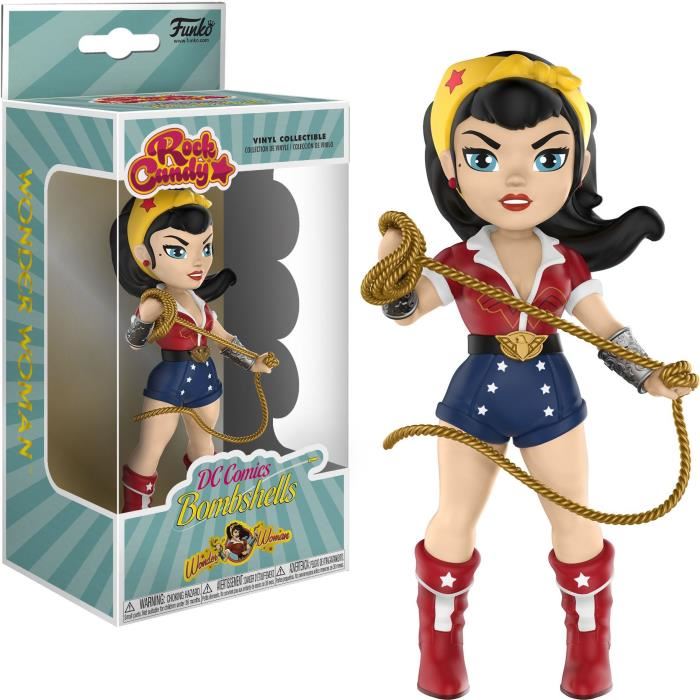 Figurine Funko Rock Candy DC Comics Bombshells: Wonder Woman