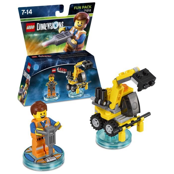 Lego Dimensions - Pack Heros : Emmet - 71212