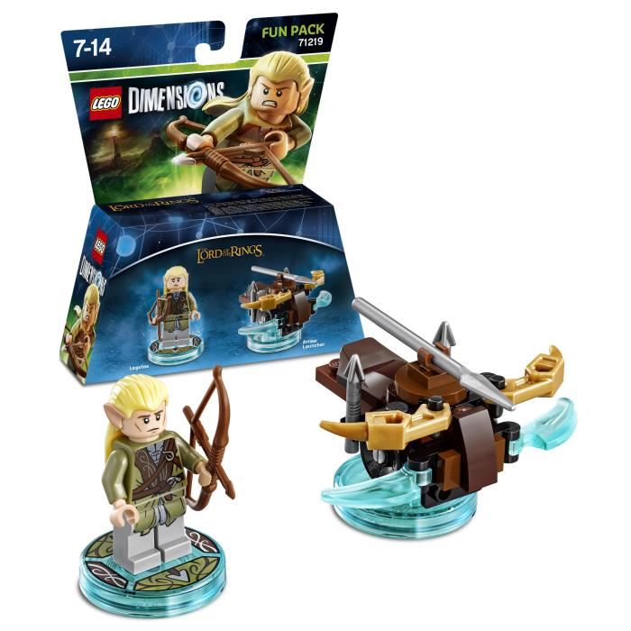 Figurine LEGO Dimensions - Pack Heros - Le Seigneur Des Anneaux - Legolas