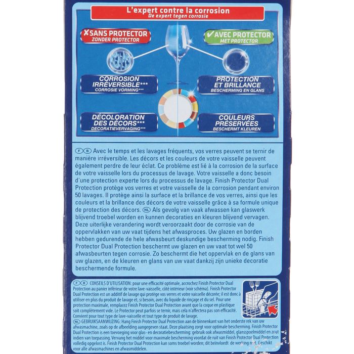 FINISH D71 Protection contre la corrosion et decoloration de la vaisselle - 50 lavages