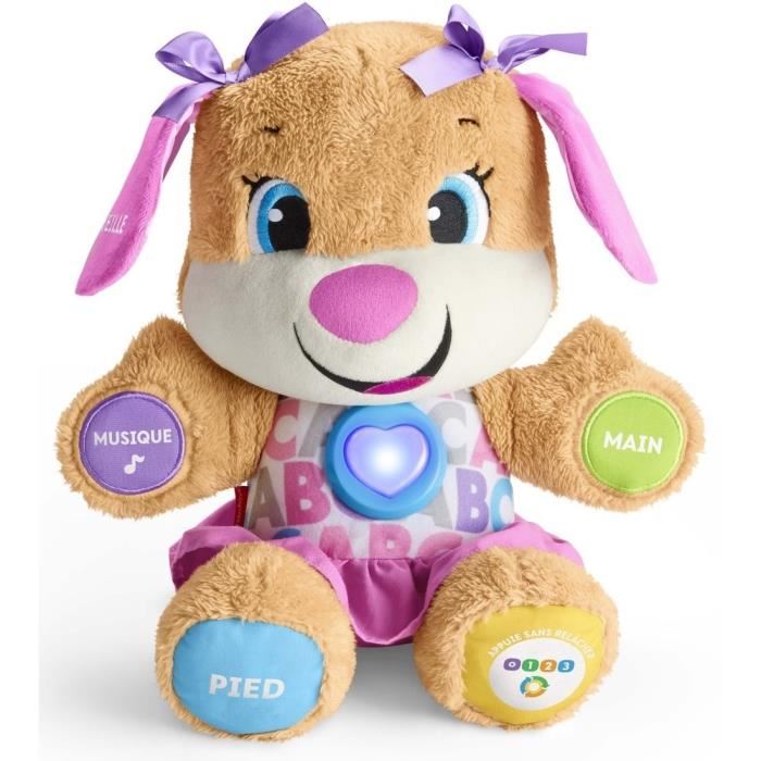 Fisher Price Nouveau Sis Interactif Peluche Interactive 6 Mois Et Fpp52