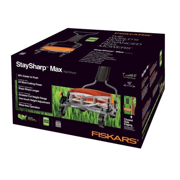 Fiskars Staysharp Max Tondeuse A Gazon Manuelle 46cm (113880) 1000591