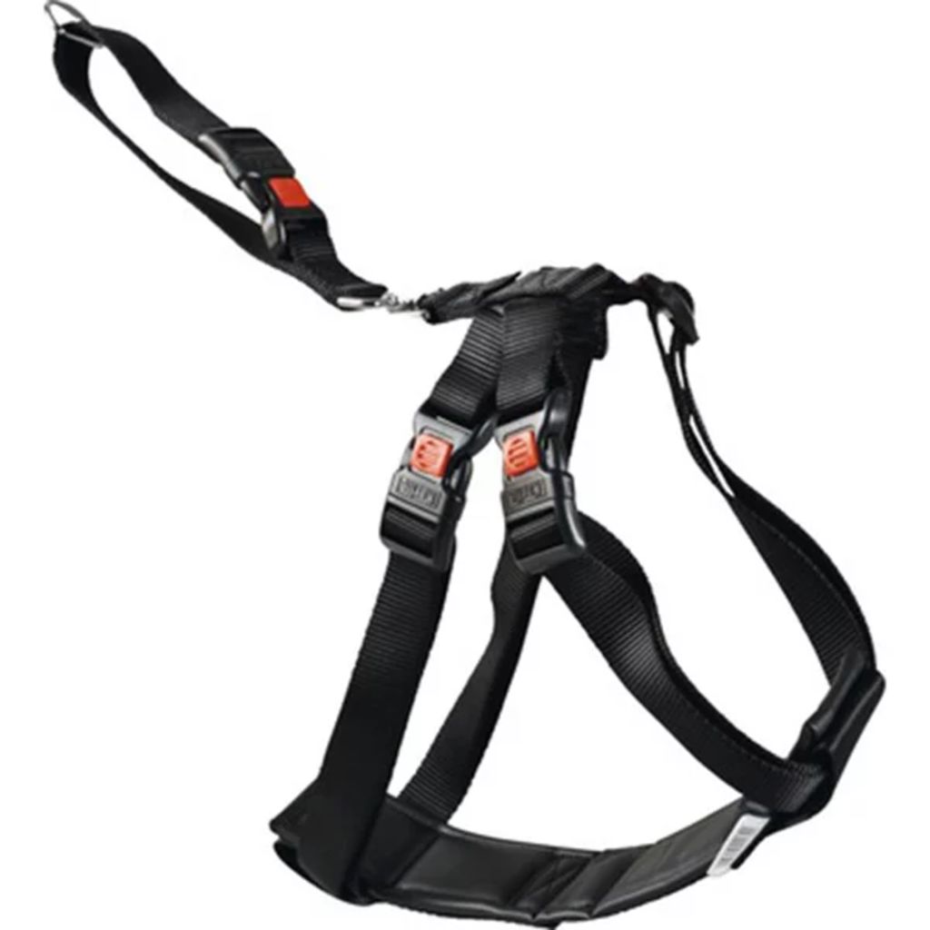 Harnais Auto De Securite - Flamingo - Taille S - 35-50 Cm - Noir - Chien