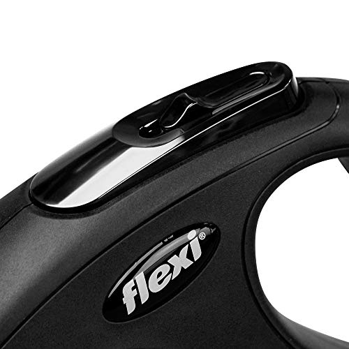 Flexi laisse new classic cordon noir Taille - M 5m