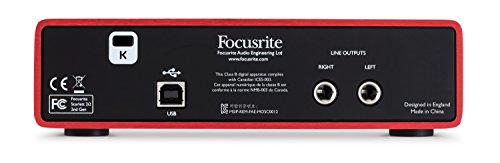 Focusrite Scarlett 2i2 (2eme Gen) Interface Audio Usb