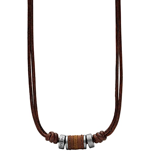 Cordon Fossil En Cuir Marron Homme
