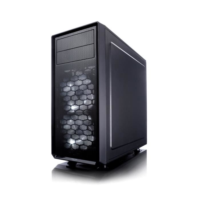 Fractal Design Boitier Pc Focus G Moyen Tour Noir Verre Trempe Format Atx Fd Ca Focus Bk W