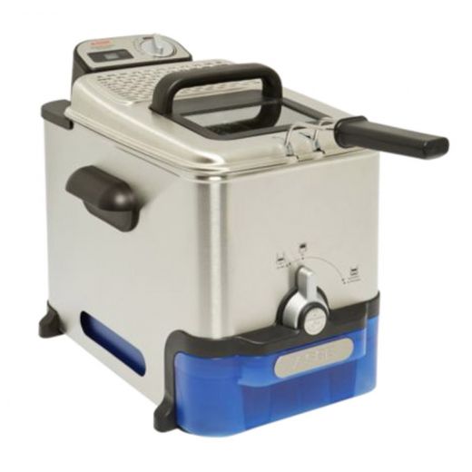 Seb Oleoclean Friteuse Semi-professionnel 35 L 2300 W 6 Personnes Filtration Automatique Thermostat Reglable Inox Fr804000