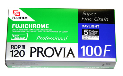 Fujifilm Provia 100f 120x5