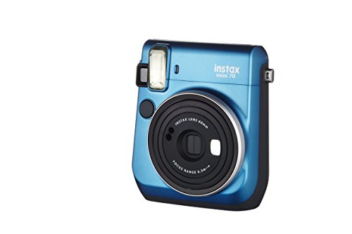 Appareil Photo Instantane Fujifilm Instax Mini 70 - Bleu - Contrôle Automatique De L'exposition - Mode Selfie