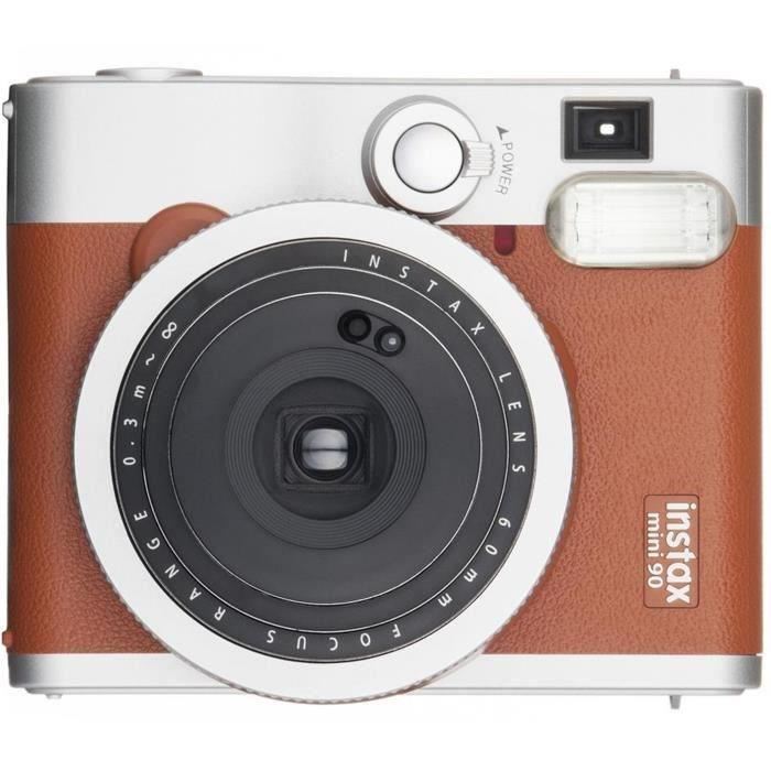 Fujifilm Instax Mini Neo 90 Appareil Photo Instantane Marron