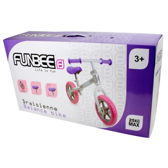Funbee Draisienne 10 pouces Fille En Aluminium