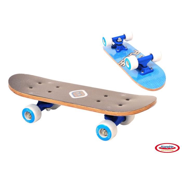 Mini Skate 17 Bleu Et Noir Deck Antida