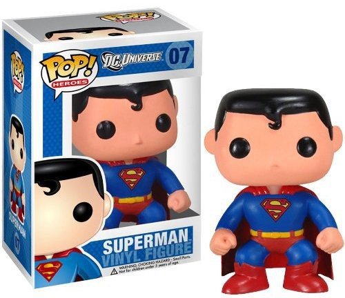 Figurine Funko Pop! Heroes : Superman 1/36 Chase