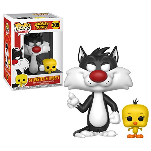 Figurine Funko Pop! Looney Tunes: Titi & Grosminet - Funko - 2 Figurines - Noir - Exterieur