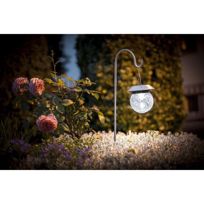 Galix Lanterne Solaire Inox